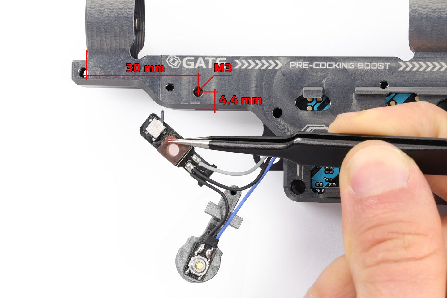 Magazine and Bolt-Catch Sensor with a single connector for TITAN II Bluetooth®