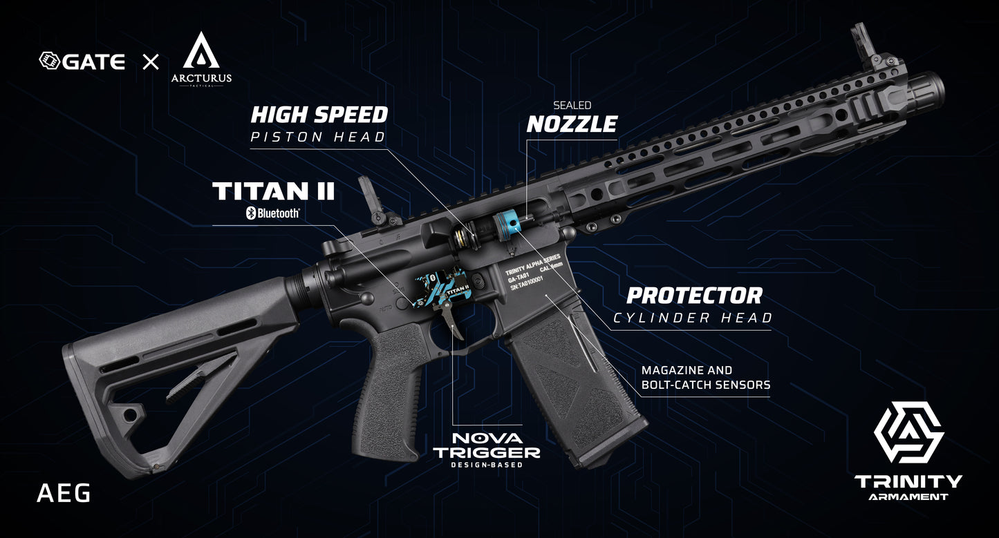 TRINITY ARMAMENT GA-TA03 AEG Training Replica with TITAN II Bluetooth®