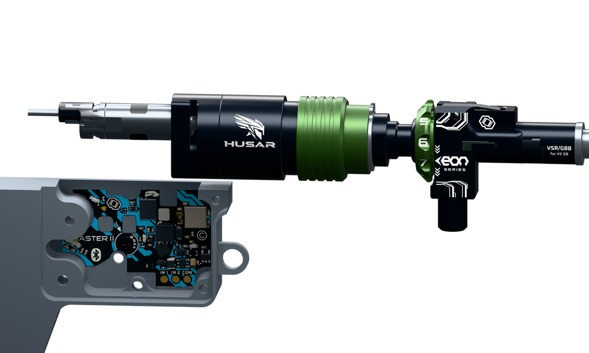 HUSAR · Split gearbox · detail